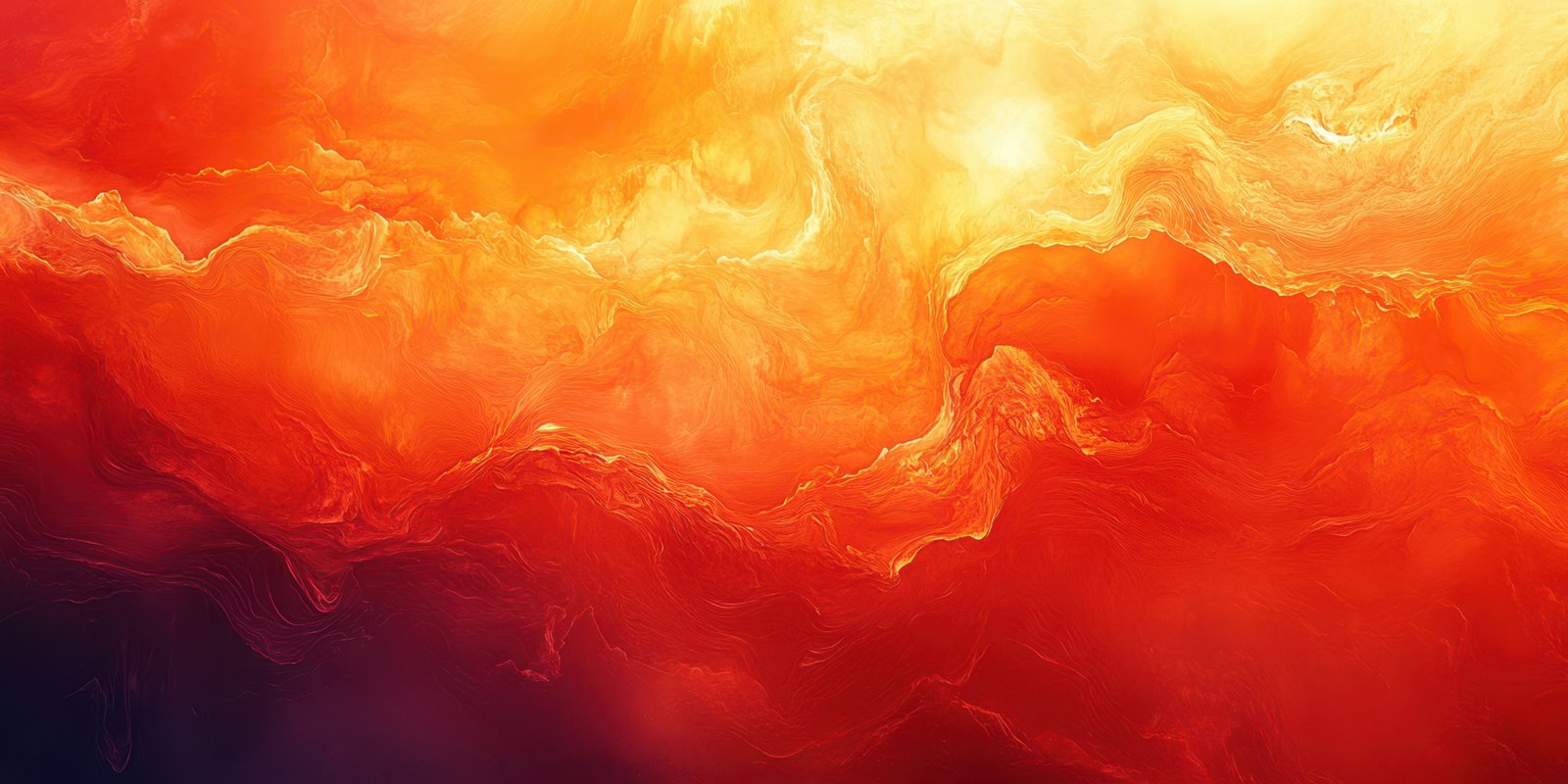 Colorful abstract background depicting swirling hues of orange, yellow, and red blending harmoniously in a dreamy atmosphere